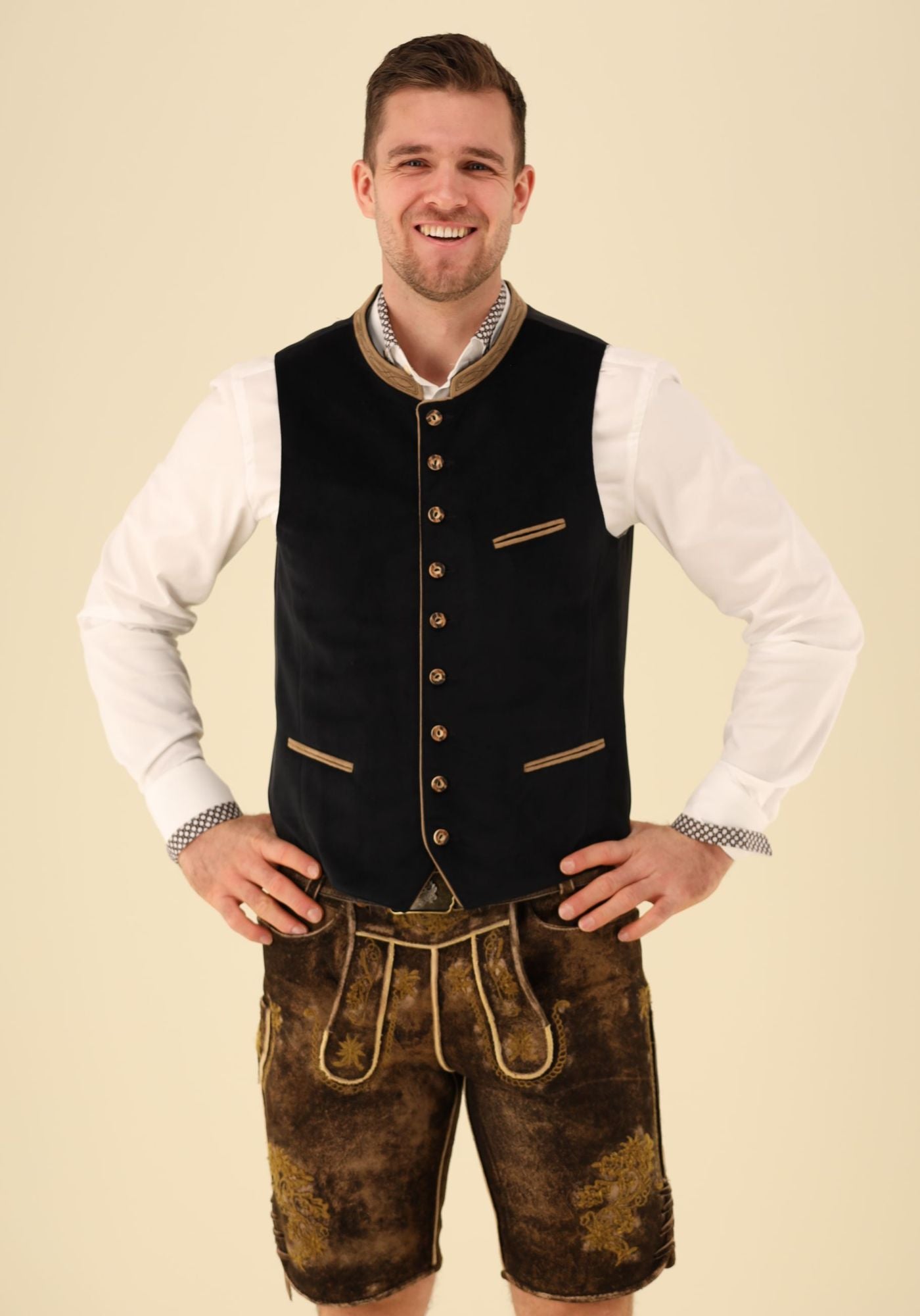 Gipfelstürmer Trachtenweste Slim Fit Viroxa