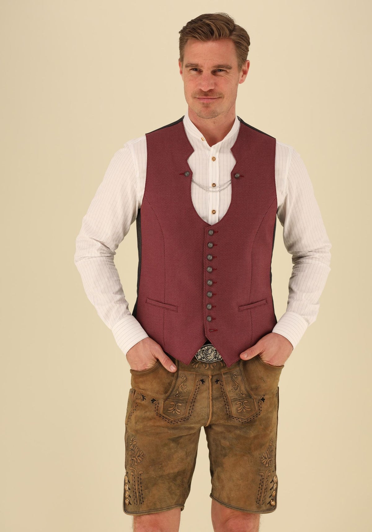 Gipfelstürmer Trachtenweste Slim Fit Wandor