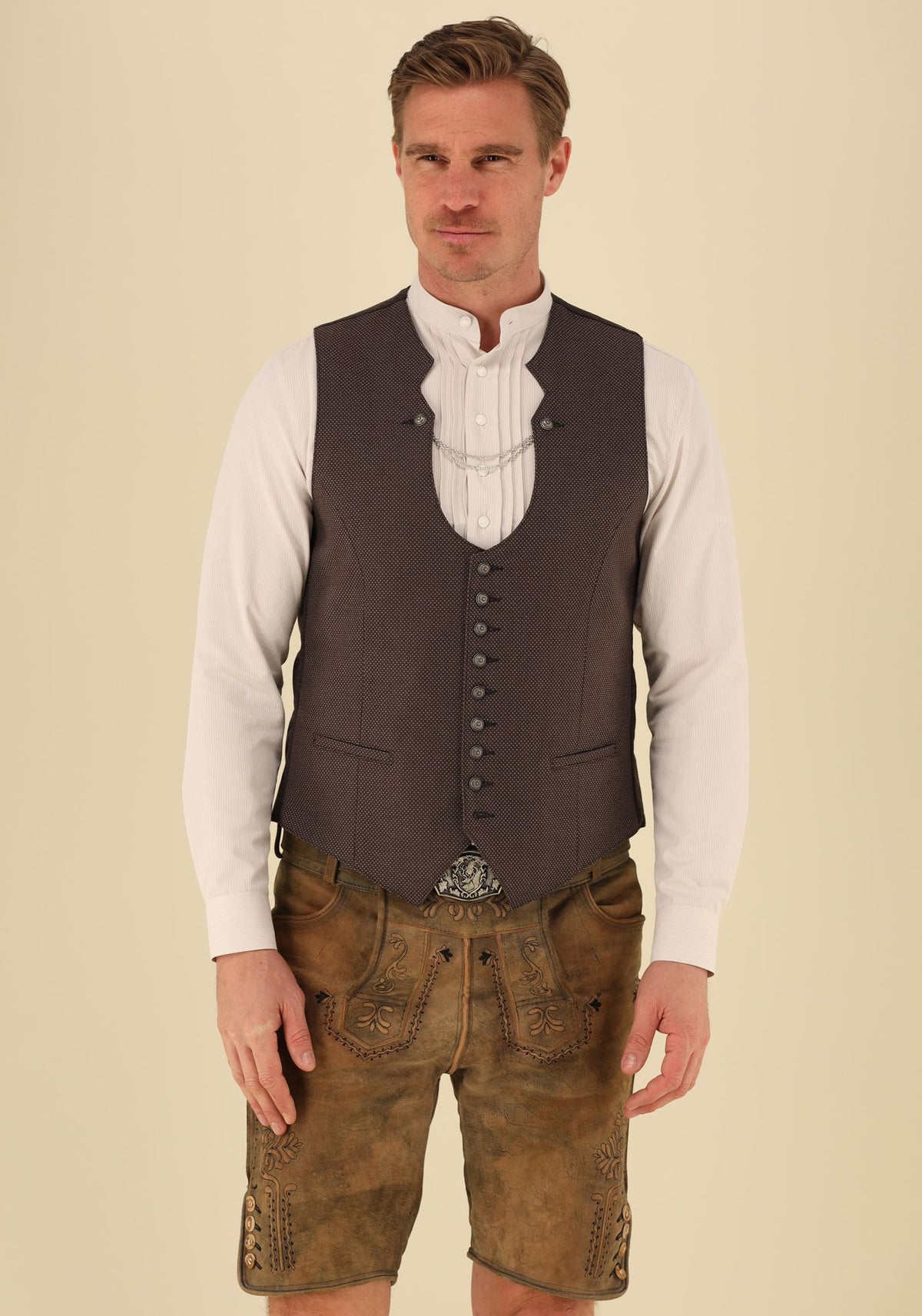 Gipfelstürmer Trachtenweste Slim Fit Wandor