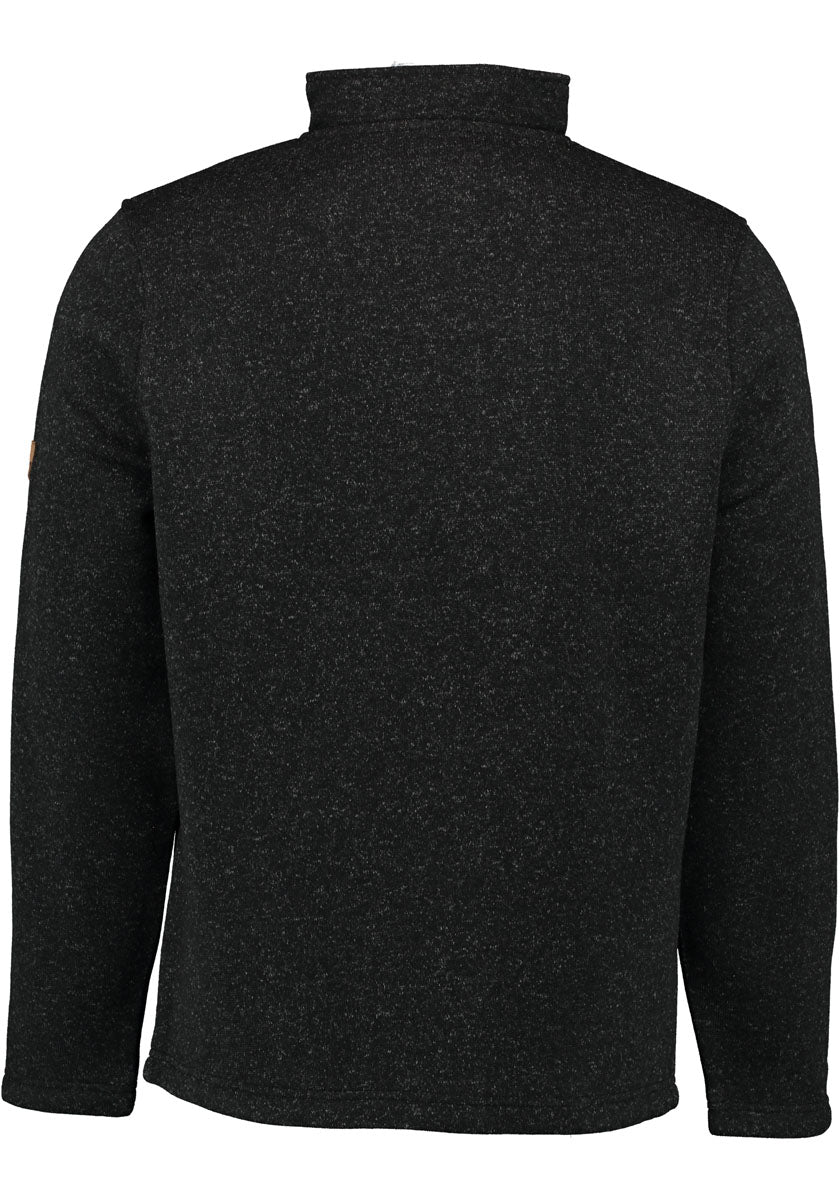 Orbis Herren Fleecepullover Strickfleece Freizeitpullover Troyer hochgeschlossen Wukom