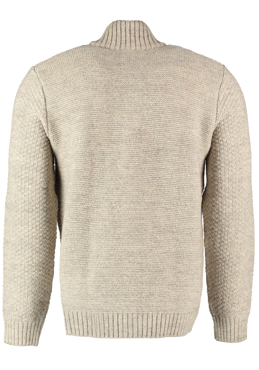 OS Trachten Strickjacke mit Rundhalsausschnitt Fenari