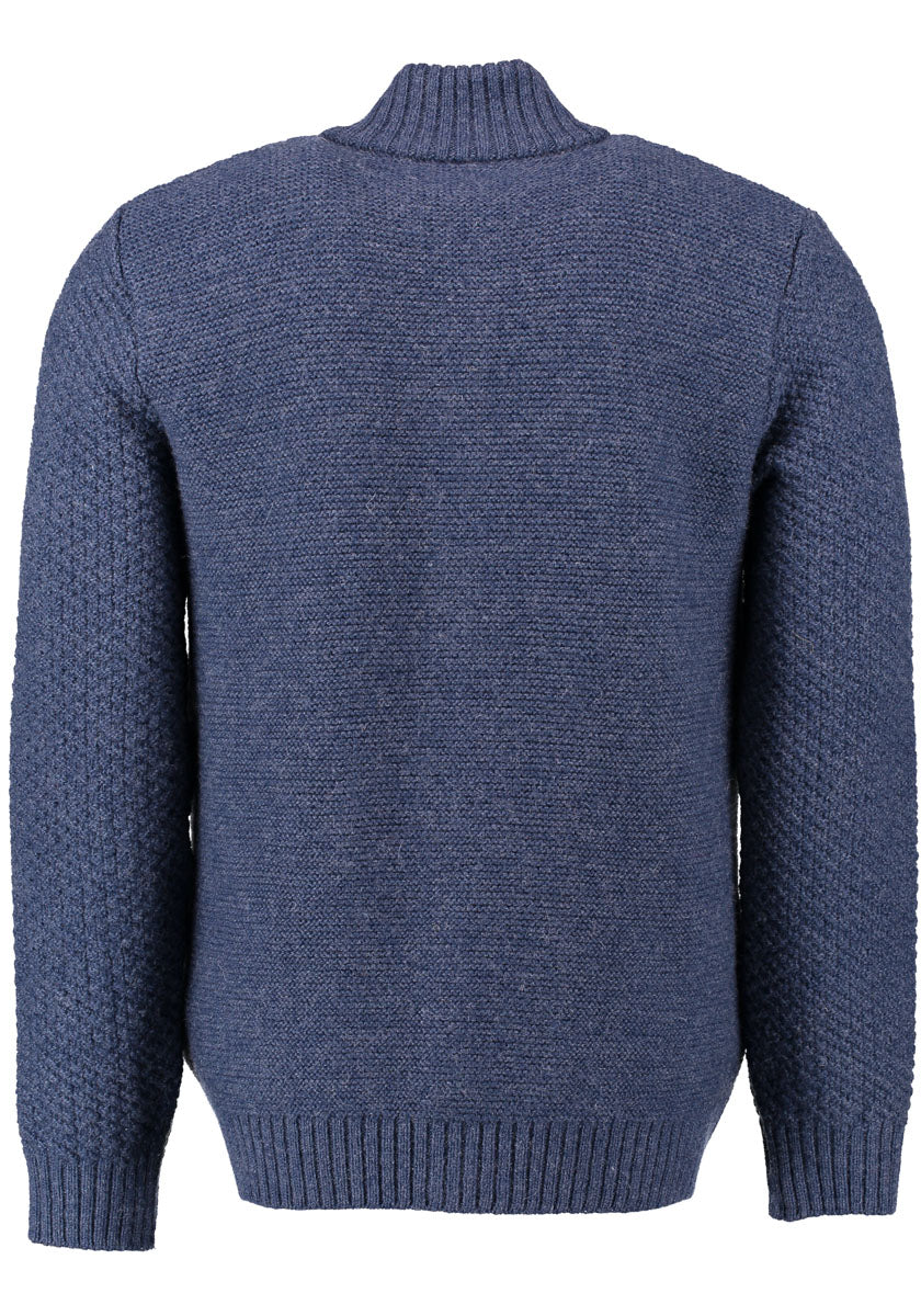 OS Trachten Strickjacke mit Rundhalsausschnitt Fenari