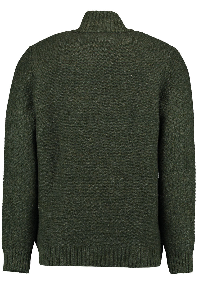 OS Trachten Strickjacke mit Rundhalsausschnitt Fenari