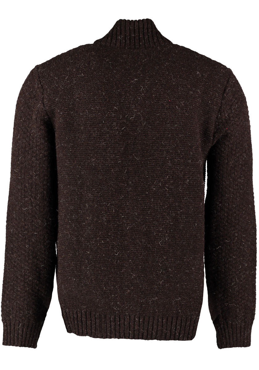 OS Trachten Strickjacke mit Rundhalsausschnitt Fenari