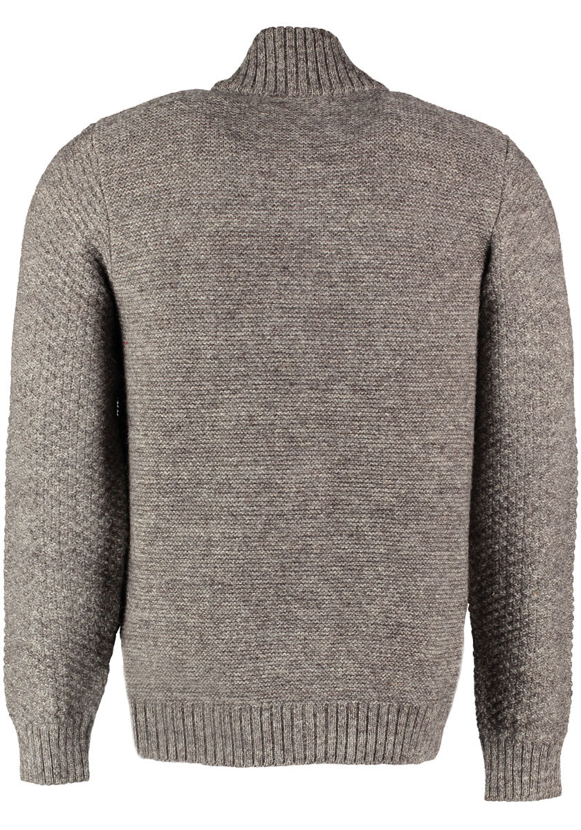OS Trachten Strickjacke mit Rundhalsausschnitt Fenari