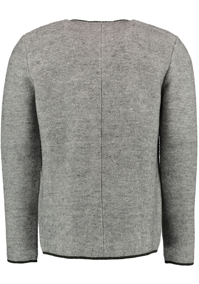 OS Trachten Strickjacke mit Rundhalsausschnitt Xaluna