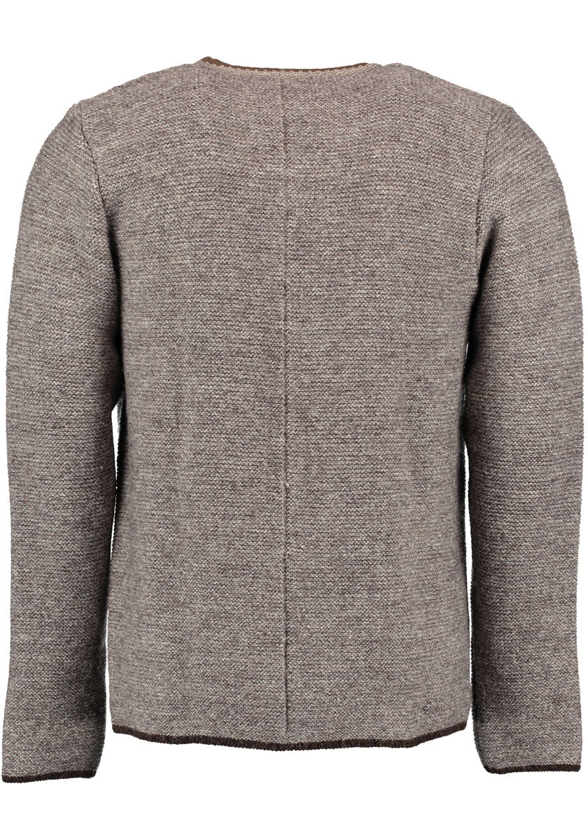 OS Trachten Strickjacke mit Rundhalsausschnitt Xaluna