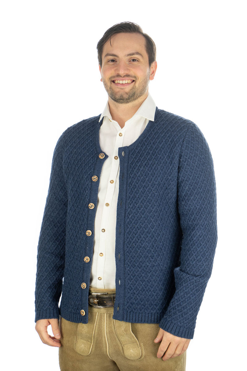 Gipfelstürmer Trachtenstrickjacke Slim Fit Shini