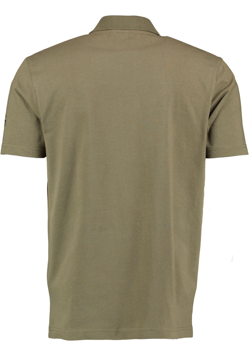 OS Trachten Herren Poloshirt Kurzarm Jagdshirt mit Polokragen Fuzao