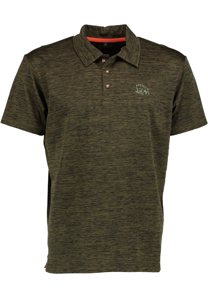 OS Trachten Herren Poloshirt Kurzarm Jagdshirt mit Polokragen Plogin
