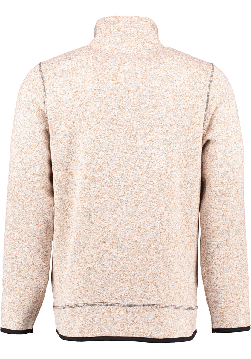 OS Trachten Orbis Herren Fleecejacke Strickfleecejacke Freizeitjacke mit Stehkragen hochgeschlossen Nucku