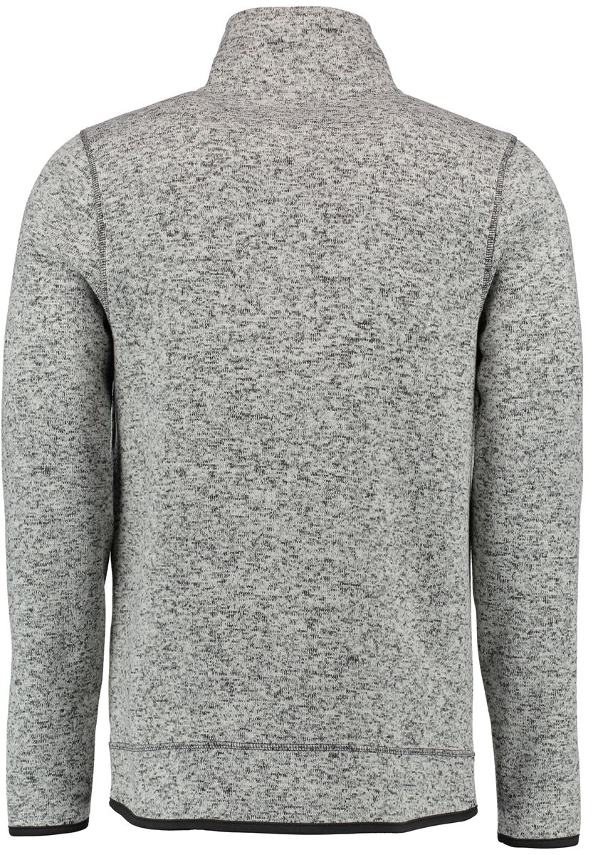 OS Trachten Orbis Herren Fleecejacke Strickfleecejacke Freizeitjacke mit Stehkragen hochgeschlossen Nucku