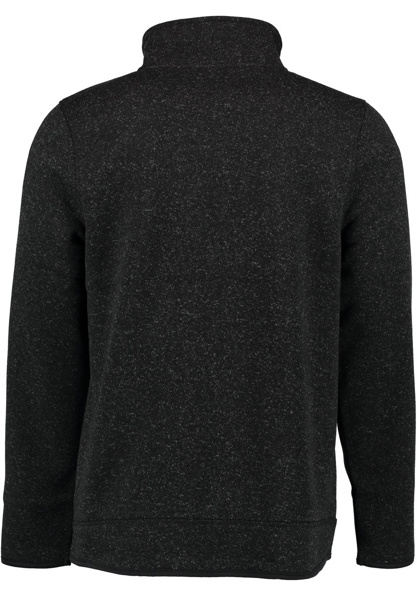 OS Trachten Orbis Herren Fleecejacke Strickfleecejacke Freizeitjacke mit Stehkragen hochgeschlossen Nucku