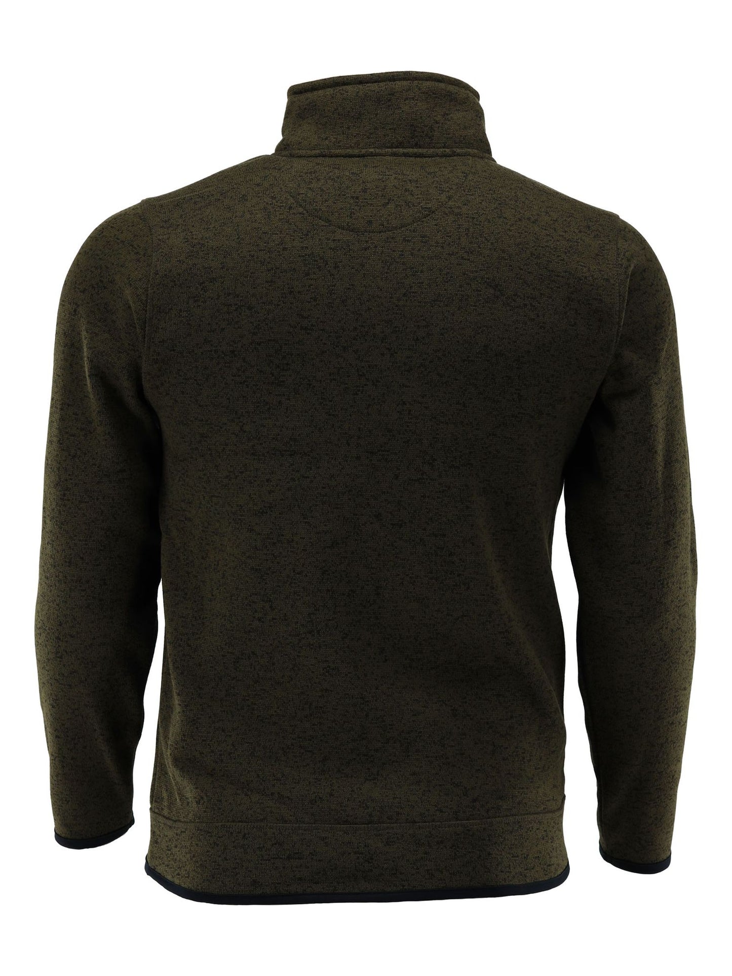 OS Trachten Orbis Herren Fleecejacke Strickfleecejacke Freizeitjacke mit Stehkragen hochgeschlossen Nucku