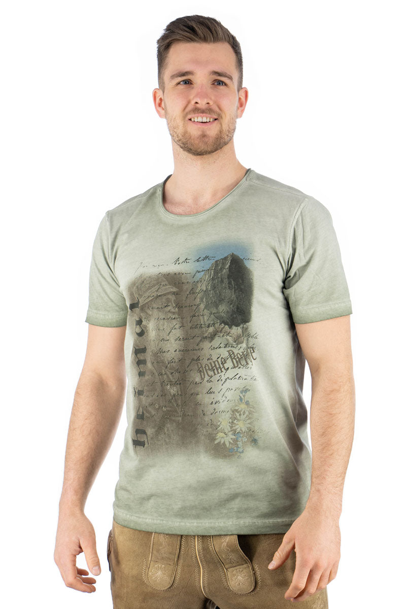 OS Trachten Trachtenshirt Slim Fit Praiol