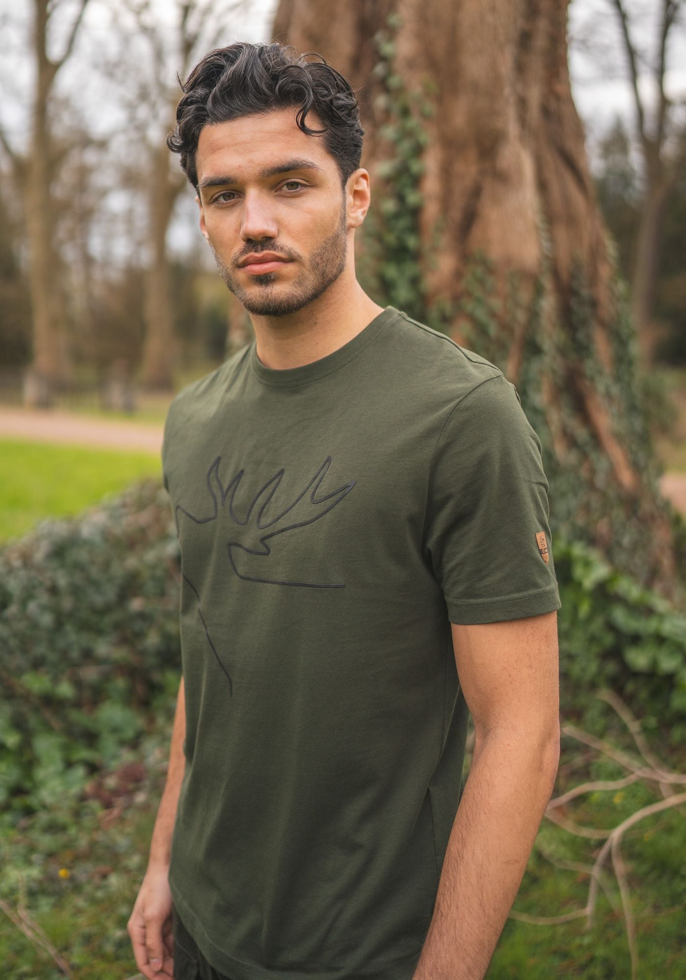 OS Trachten T-Shirt mit Rundhalsausschnitt Qilori