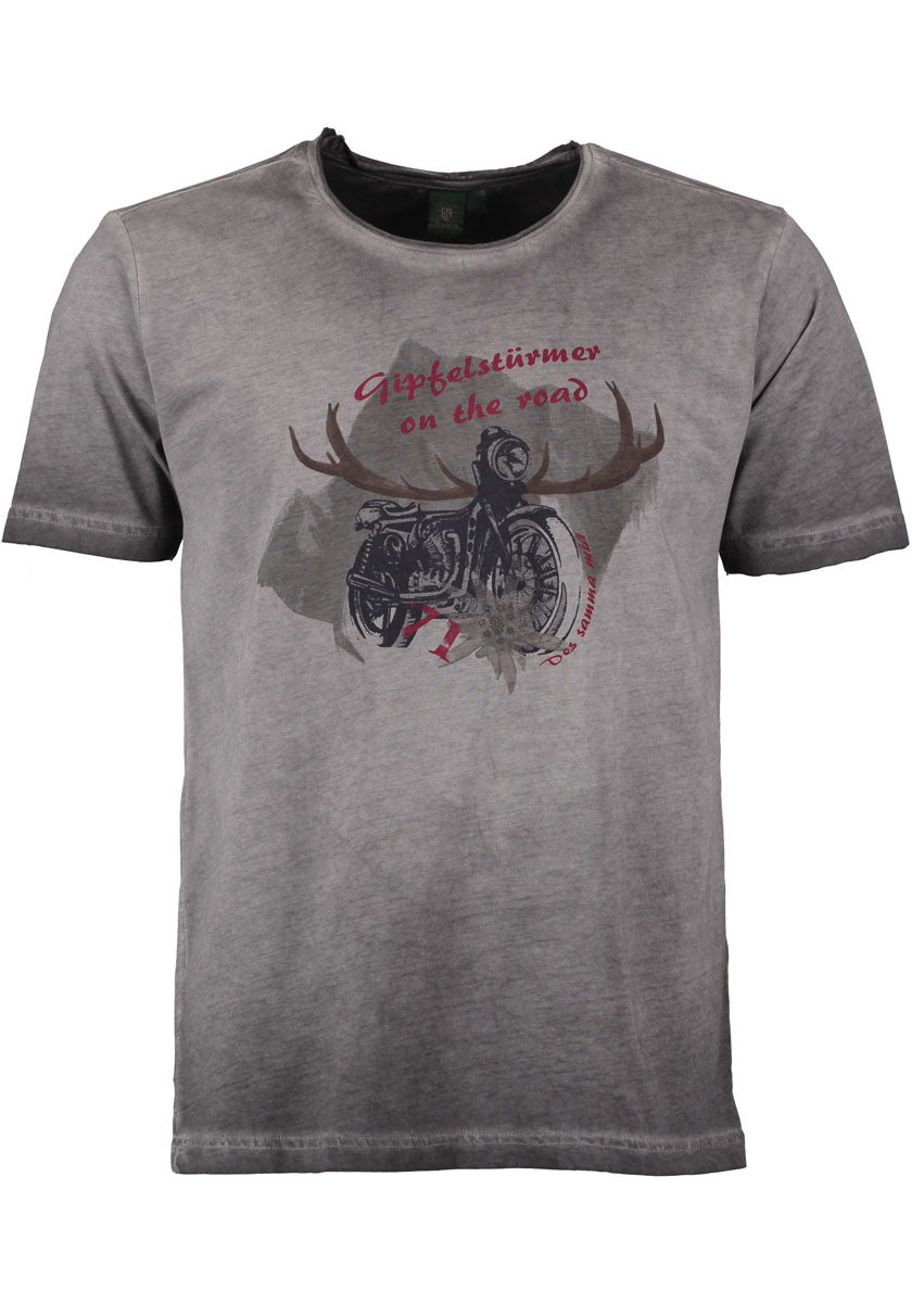 Gipfelstürmer Trachtenshirt Slim Fit Fivoro
