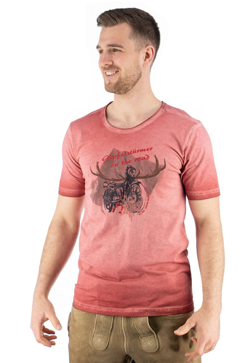 Gipfelstürmer Trachtenshirt Slim Fit Fivoro