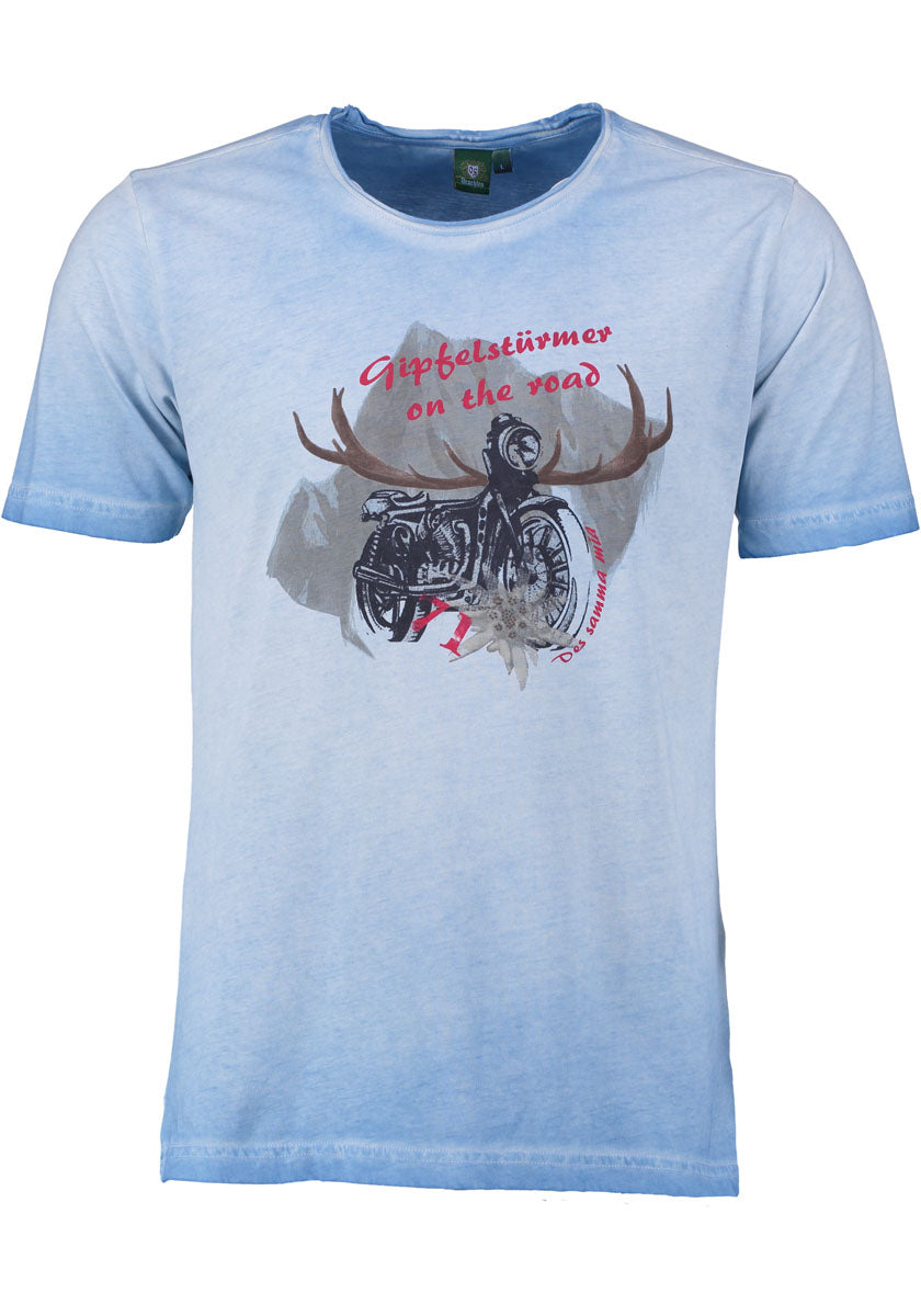 Gipfelstürmer Trachtenshirt Slim Fit Fivoro