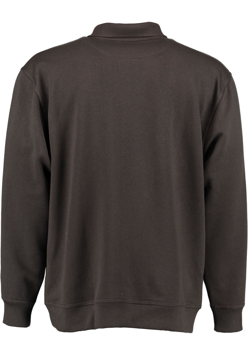 OS Trachten Herren Sweatshirt Pullover Jagdsweatshirt mit Liegekragen Shuro