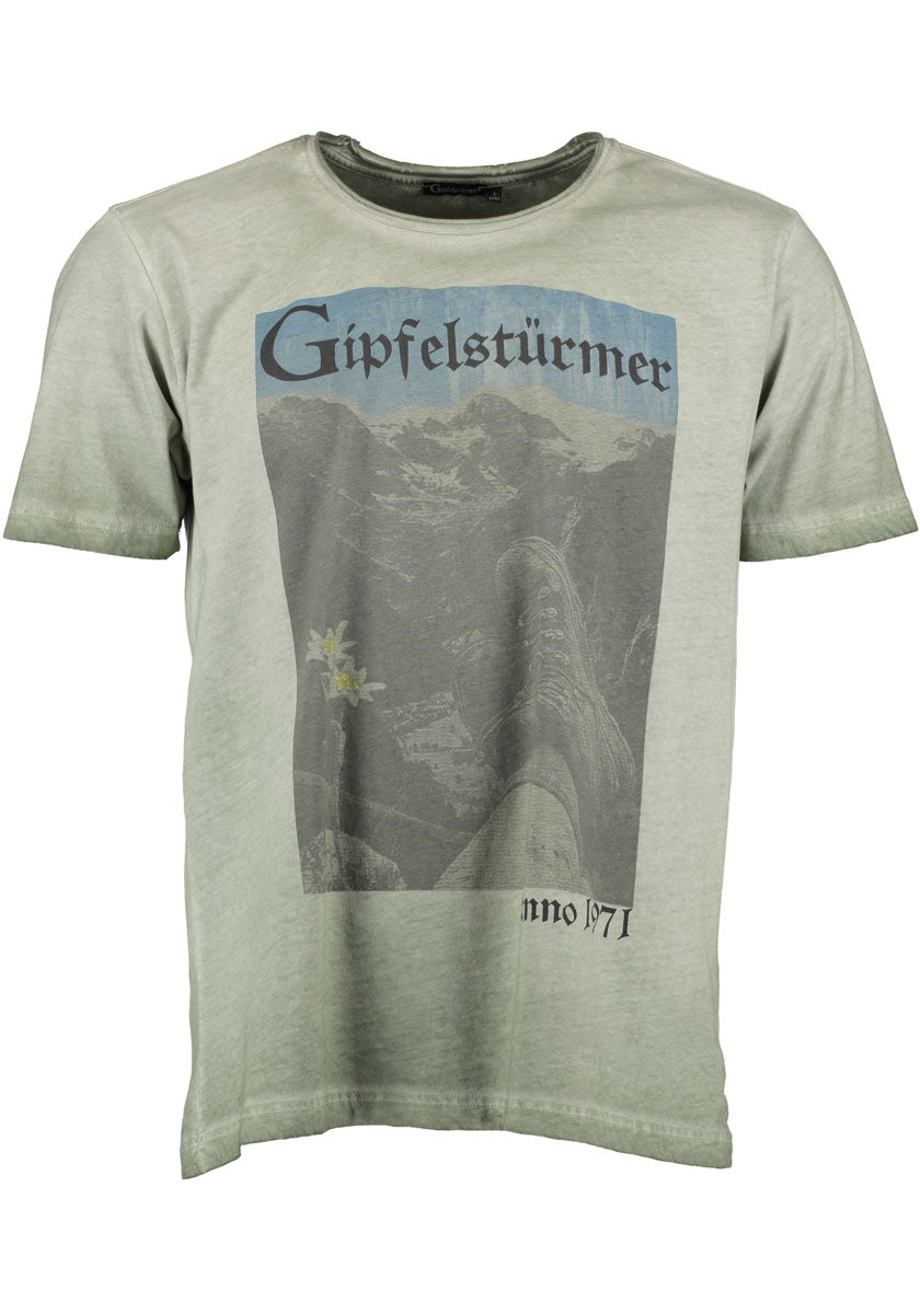 Gipfelstürmer Trachtenshirt Slim Fit Renuvo