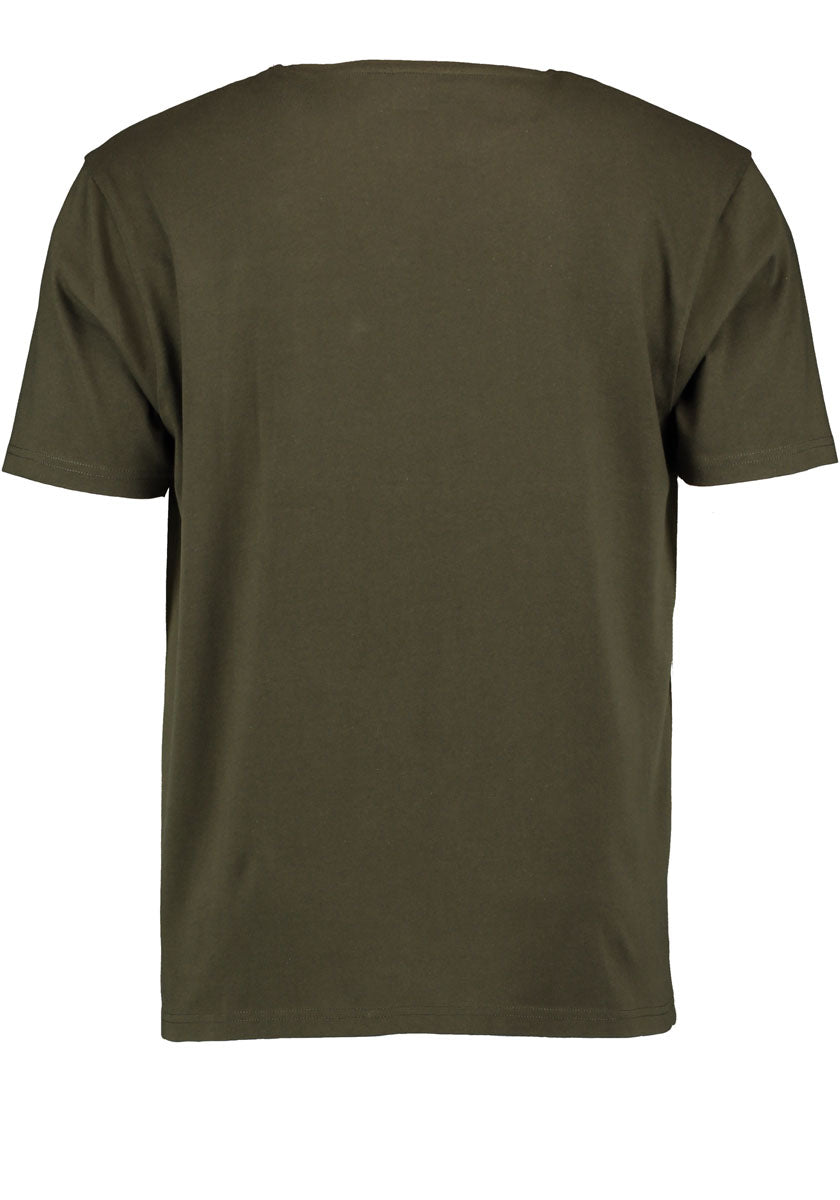 OS Trachten Herren T-Shirt Kurzarm Jagdshirt mit Rundhalsausschnitt Ebape