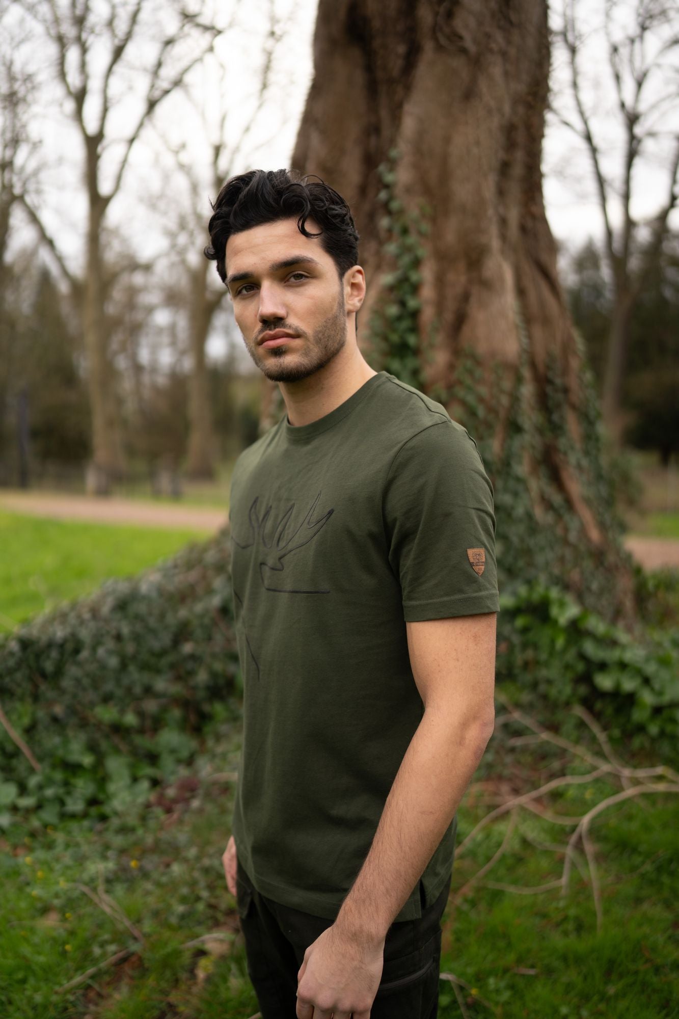 OS Trachten T-Shirt mit Rundhalsausschnitt Zadora