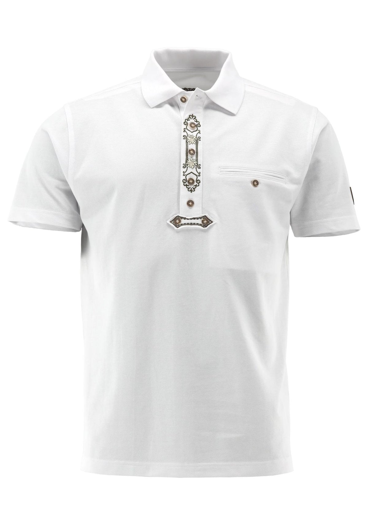 OS Trachten Poloshirt Regular Fit Grasko