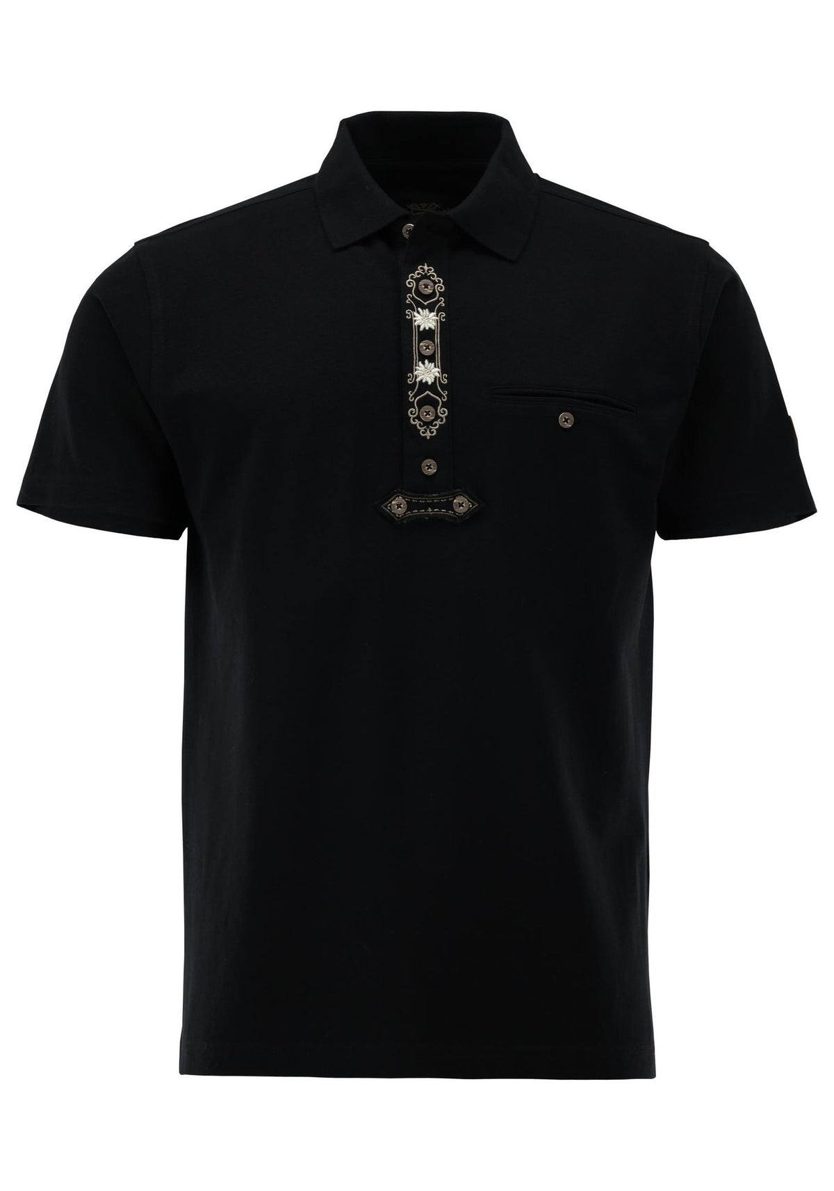 OS Trachten Poloshirt Regular Fit Grasko