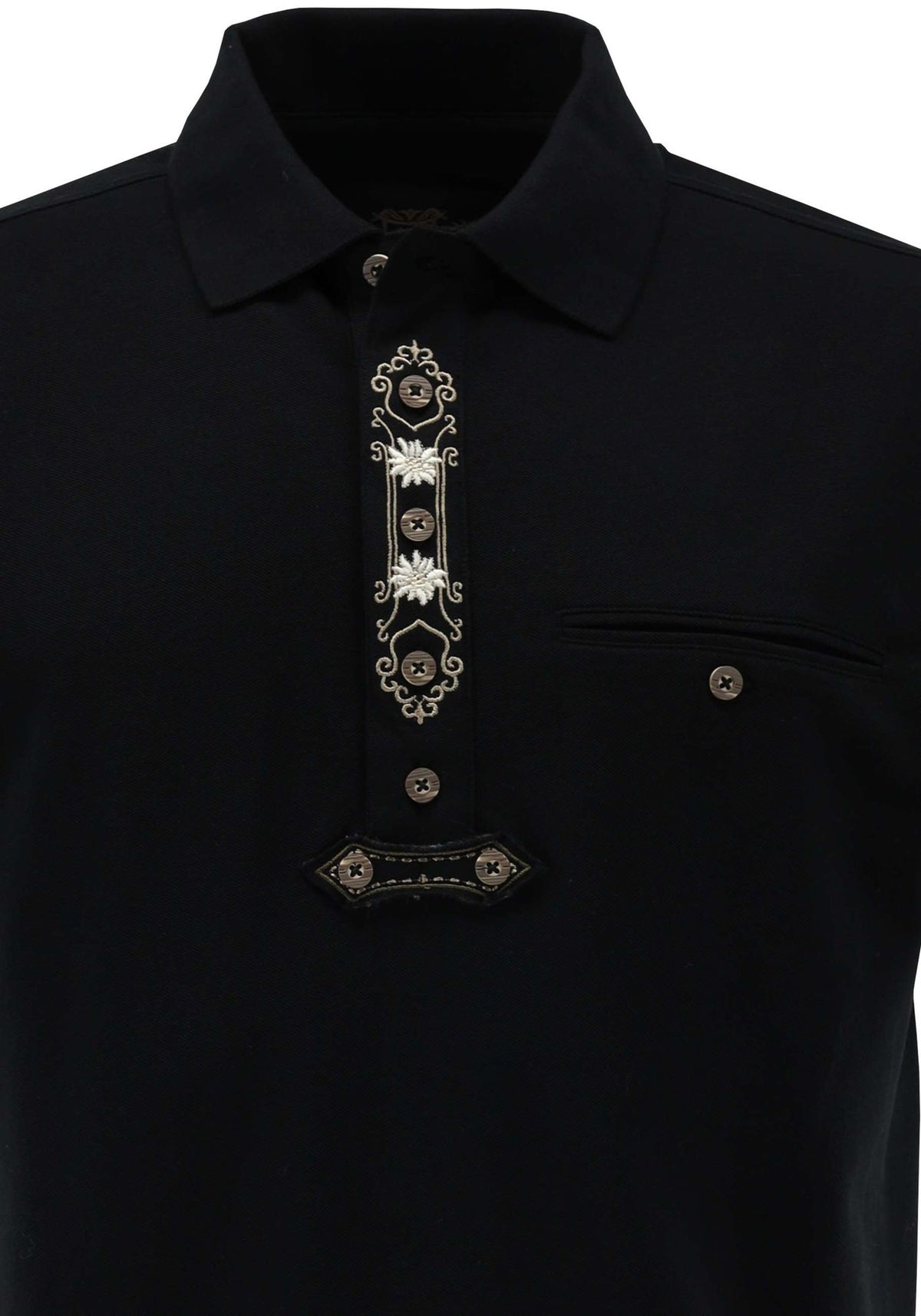 OS Trachten Poloshirt Regular Fit Grasko