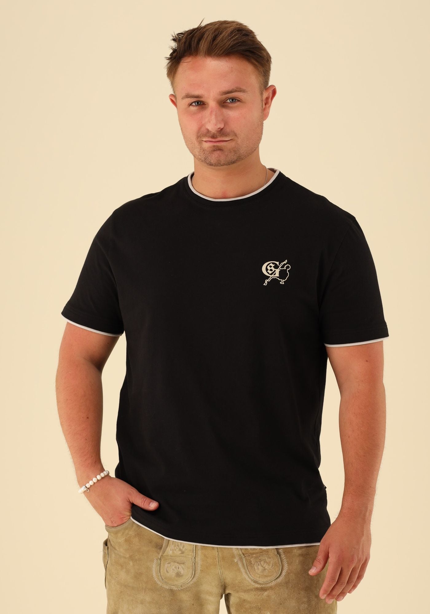 Gipfelstürmer Trachtenshirt Regular Fit Blizix