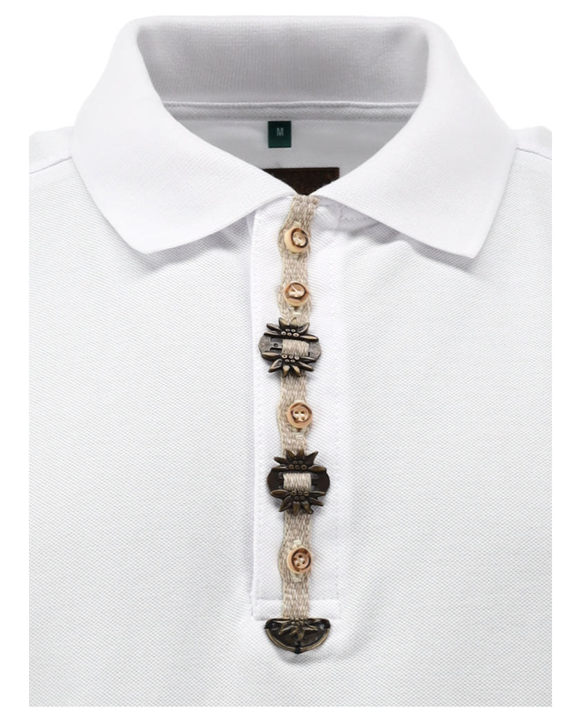 OS Trachten Poloshirt Regular Fit Tivaros
