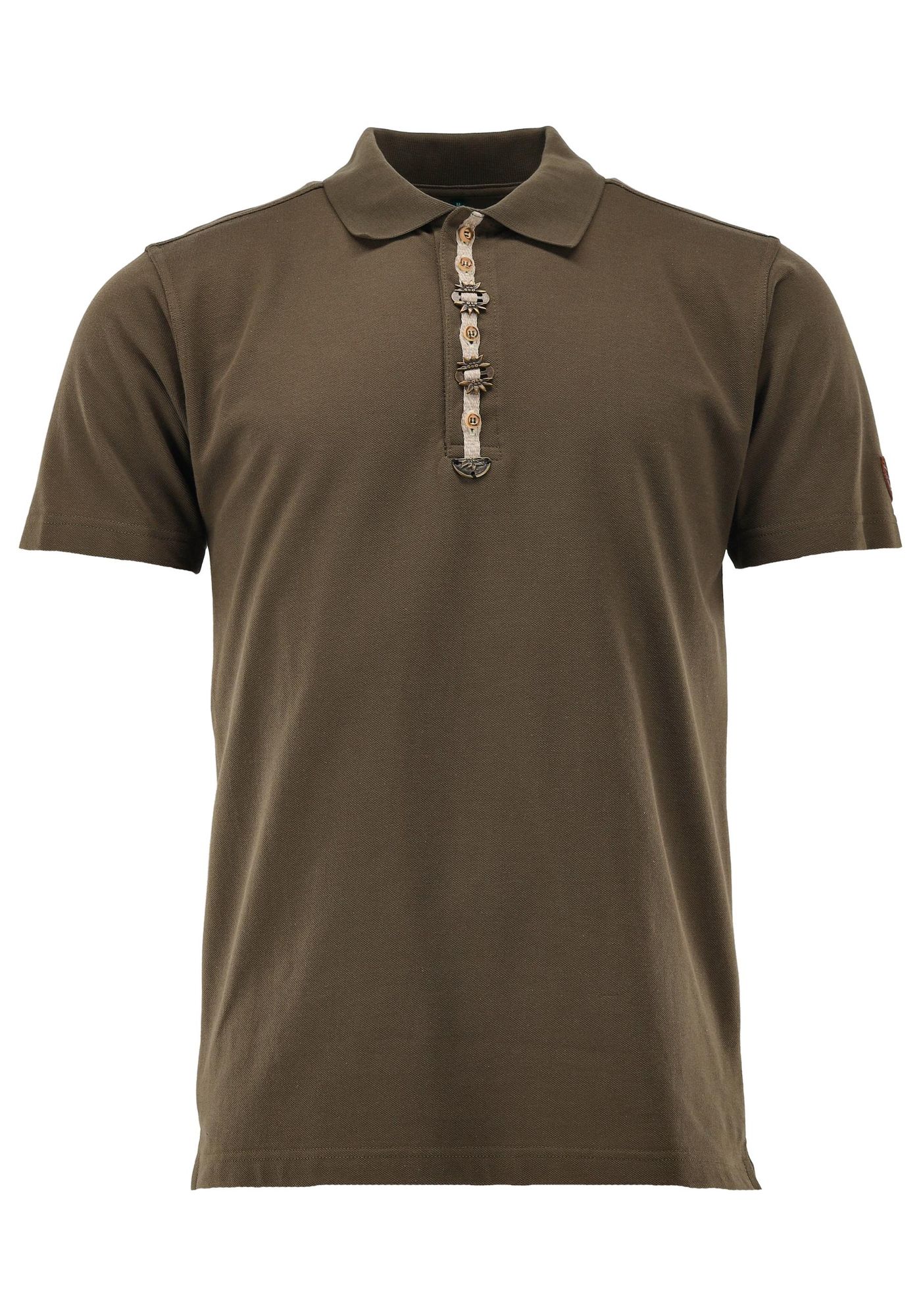 OS Trachten Poloshirt Regular Fit Tivaros
