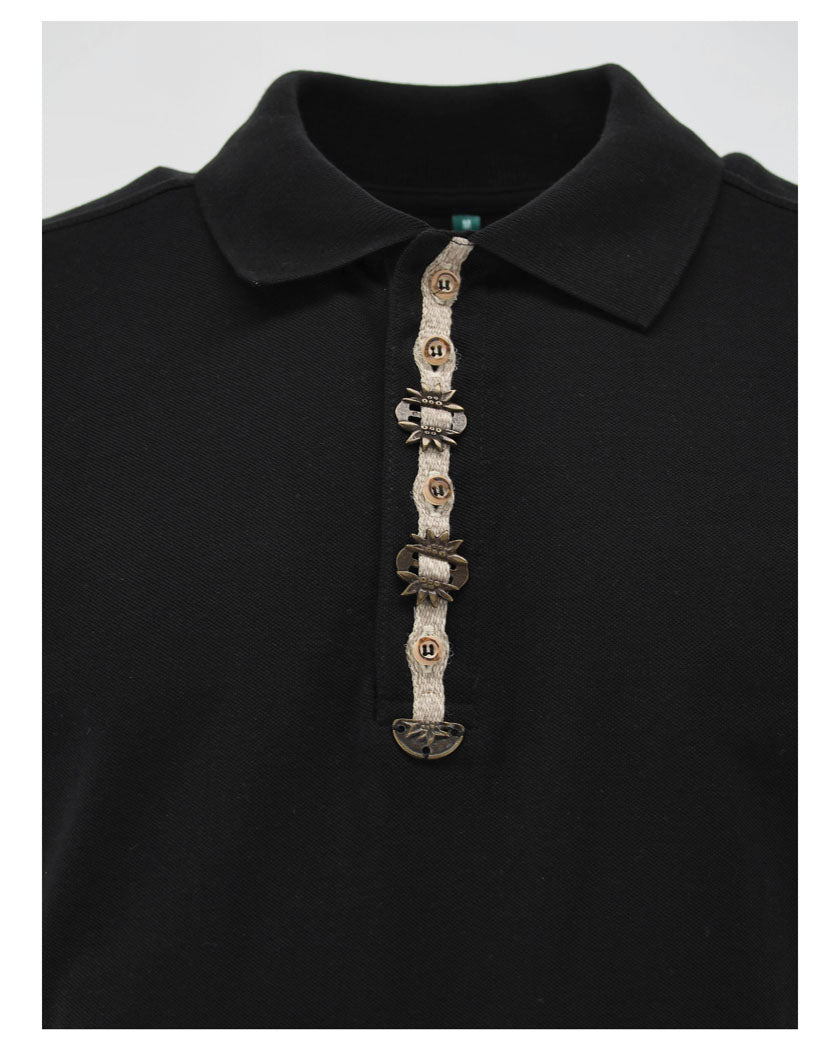 OS Trachten Poloshirt Regular Fit Tivaros