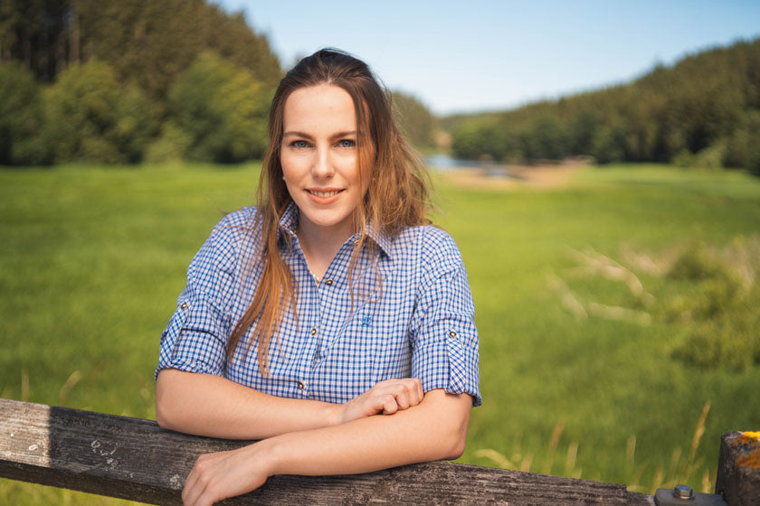OS Trachten Trachtenbluse Tailliert Miweyo
