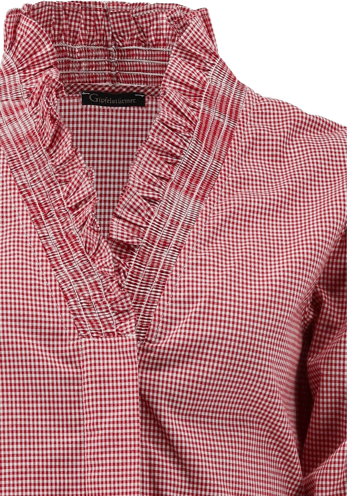 Gipfelstürmer Trachtenbluse Comfort Fit Skolto