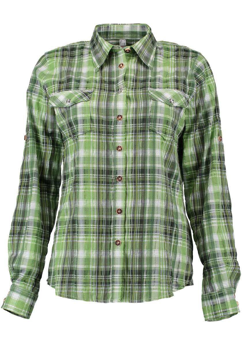 OS Trachten Trachtenbluse Tailliert Clayor