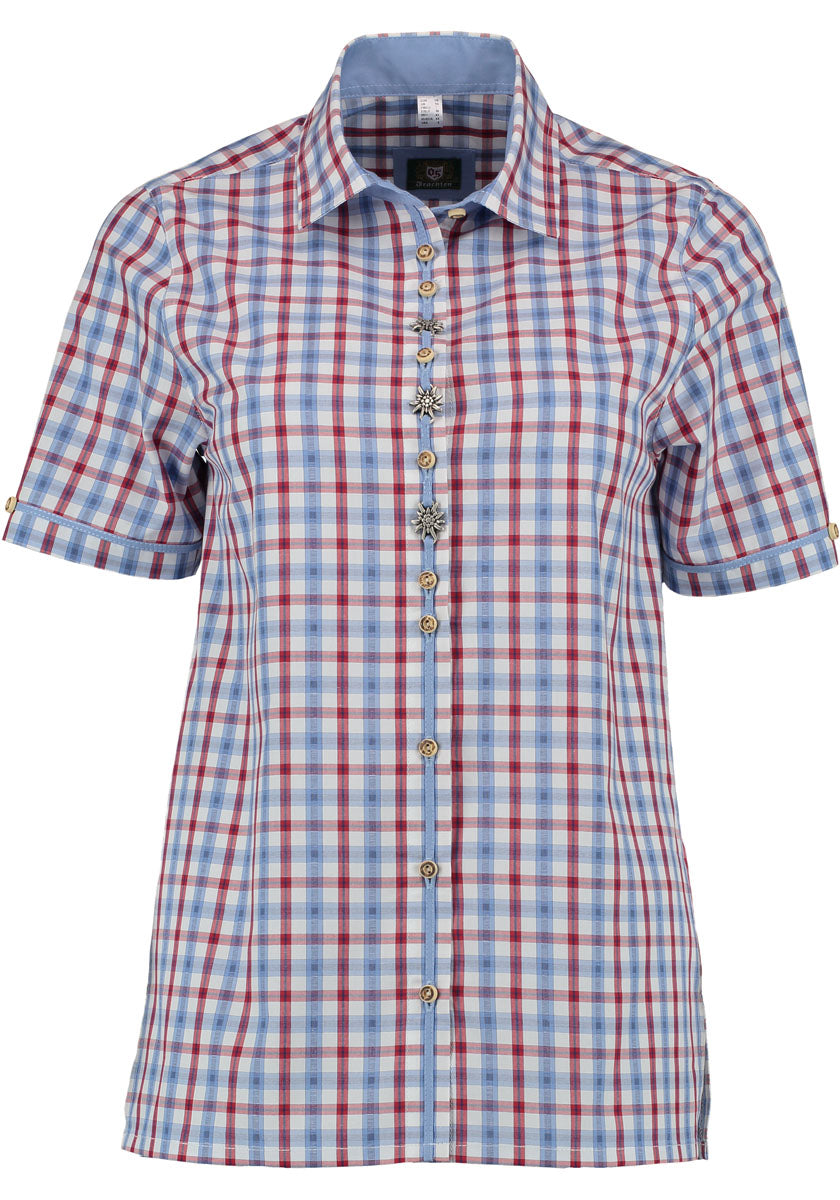 OS Trachten Trachtenbluse Tailliert Clayar