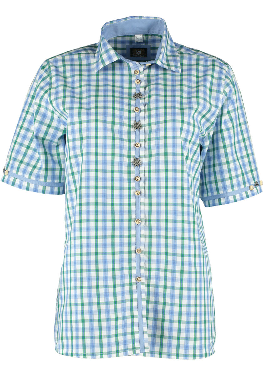 OS Trachten Trachtenbluse Tailliert Clayar