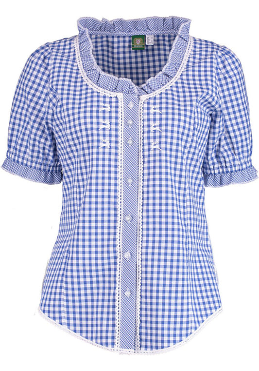OS Trachten Trachtenbluse Tailliert Poror