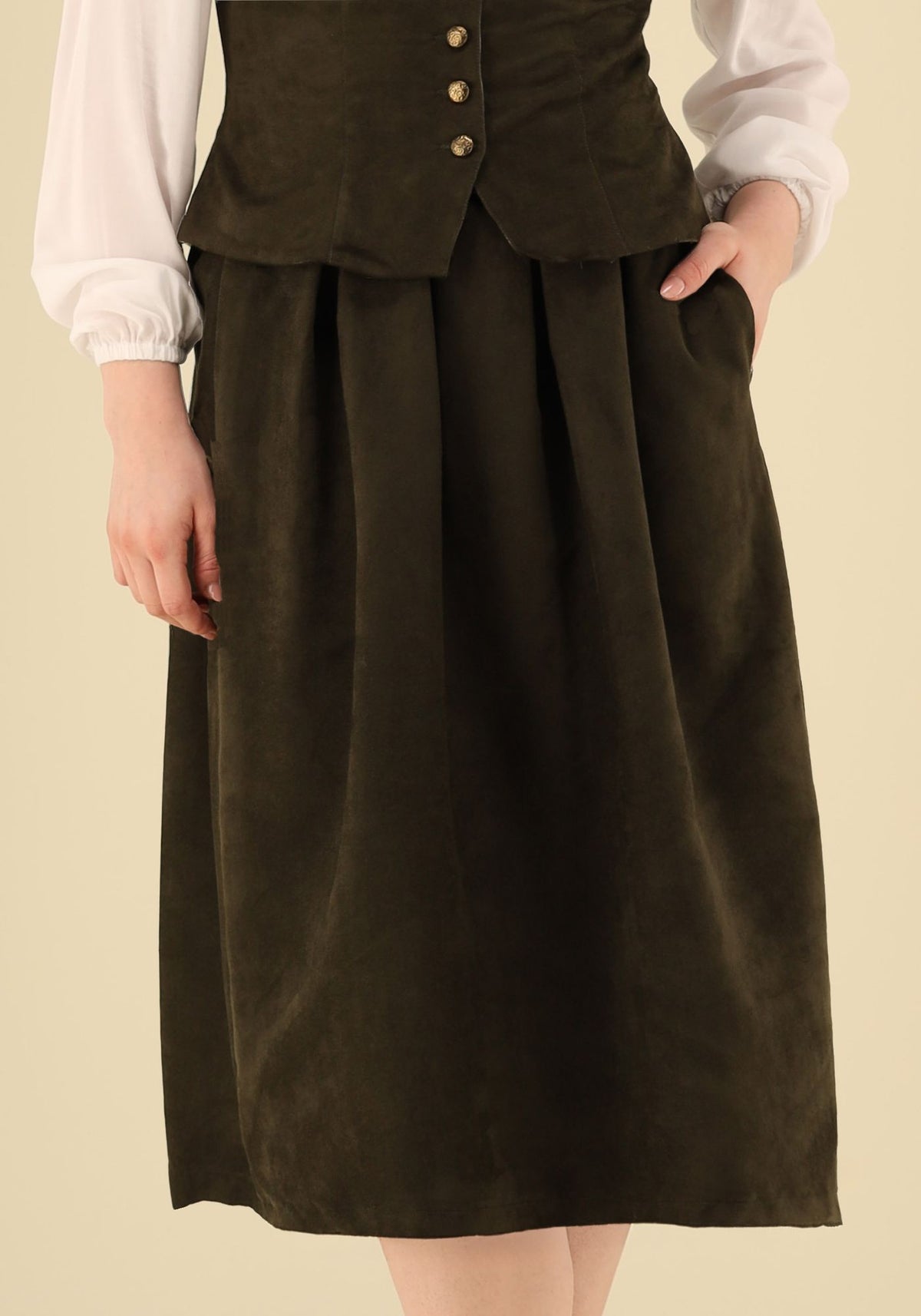 Gipfelstürmer Trachtenrock 80cm Berta