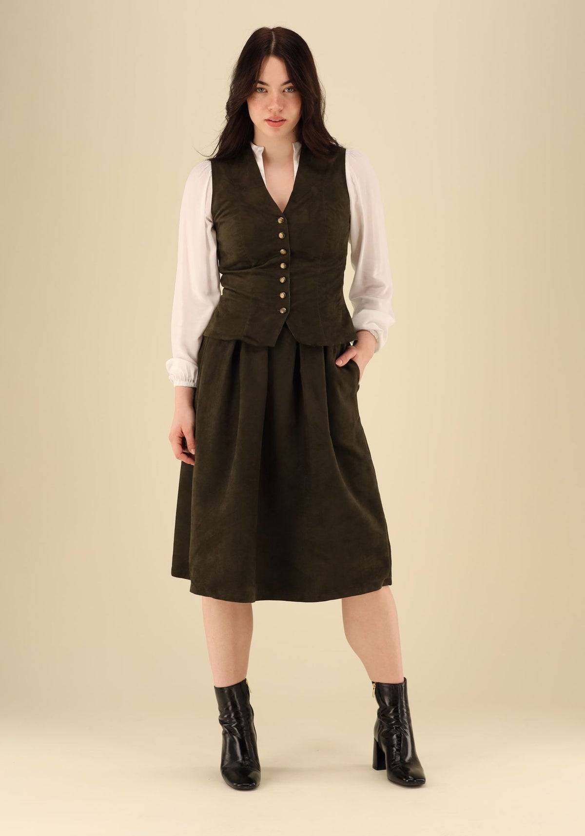 Gipfelstürmer Trachtenrock 80cm Berta