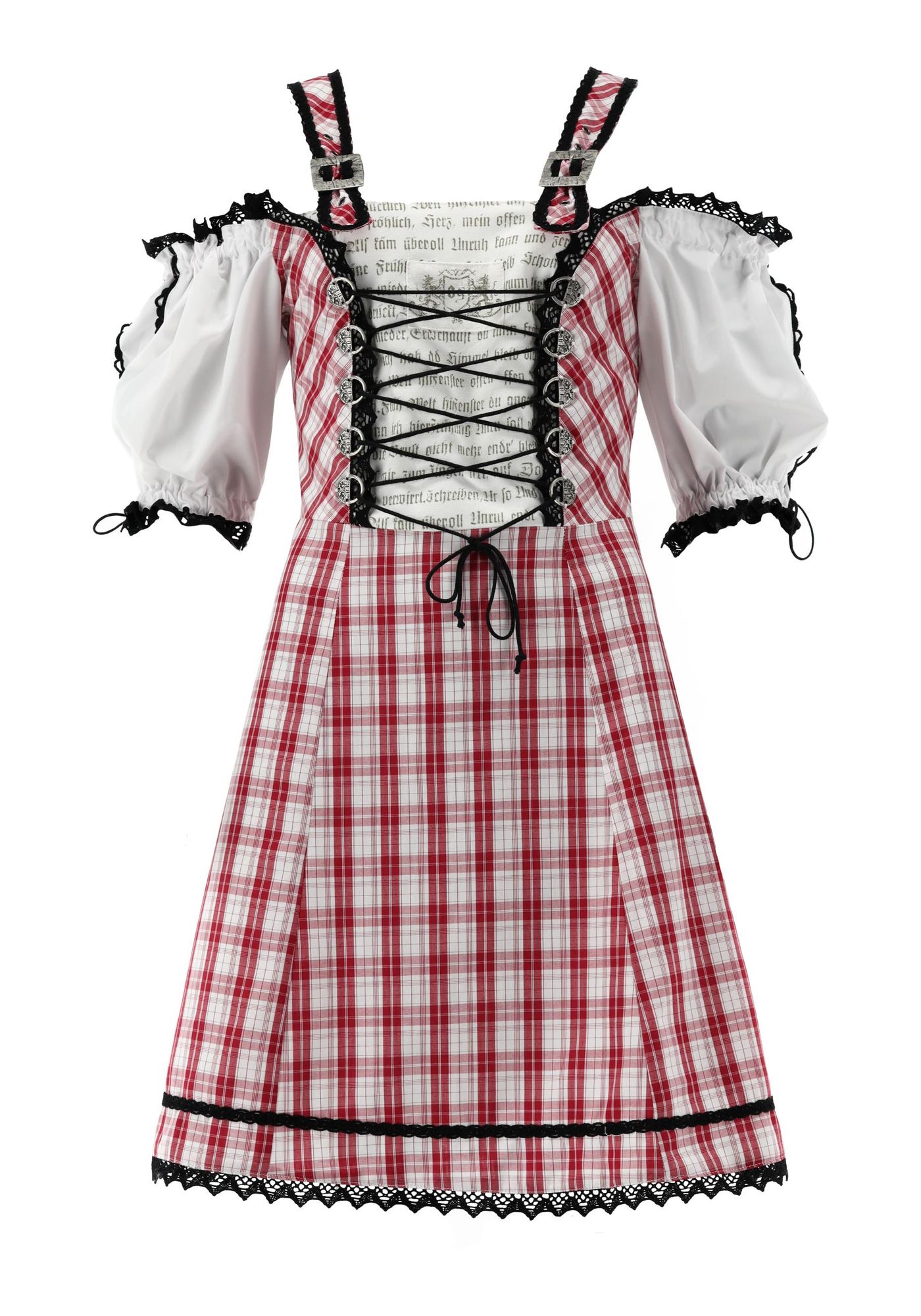 OS Trachten Trachtenkleid mit Kastenausschnitt Qedaro