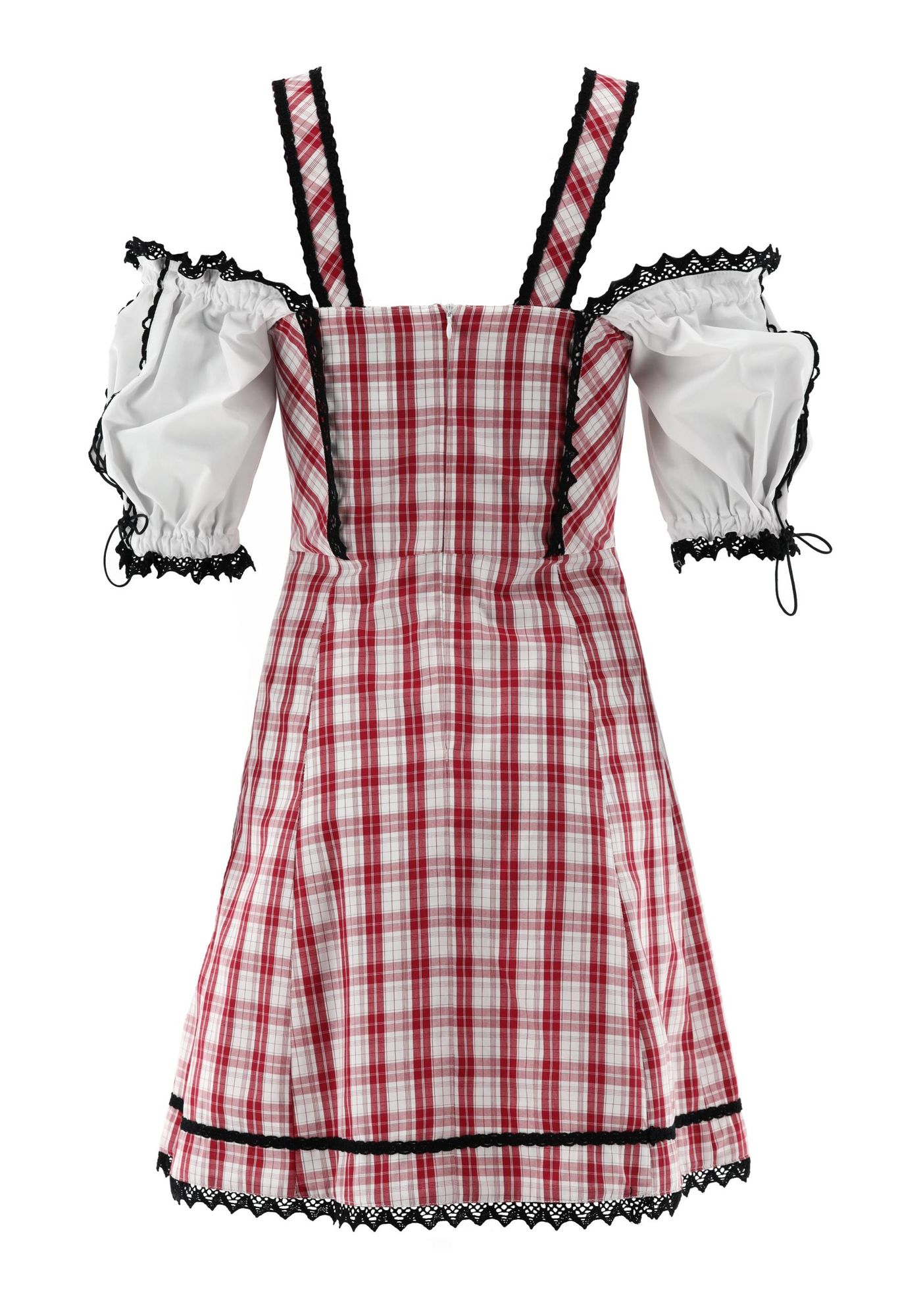 OS Trachten Trachtenkleid mit Kastenausschnitt Qedaro
