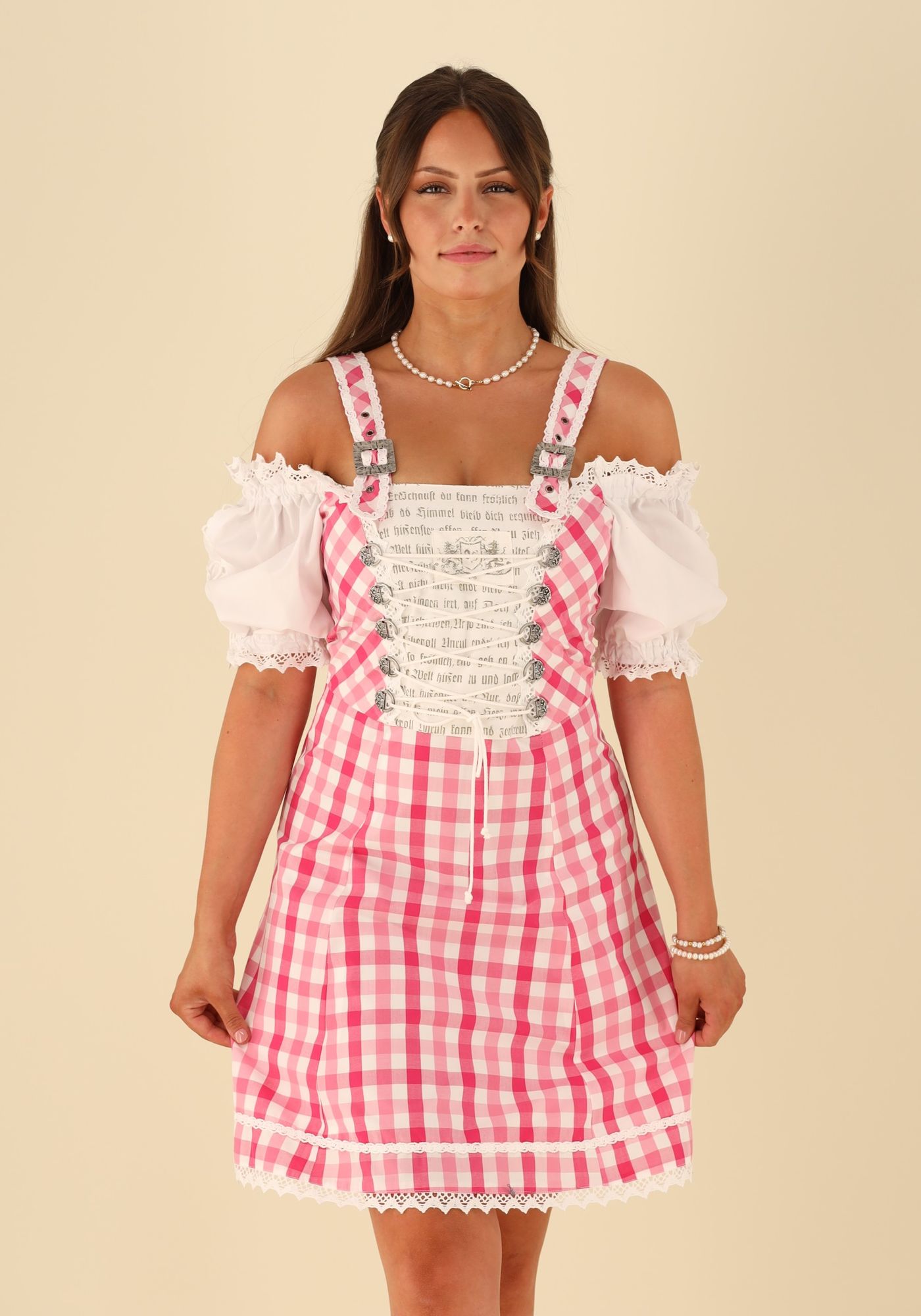 OS Trachten Trachtenkleid mit Kastenausschnitt Zeruma