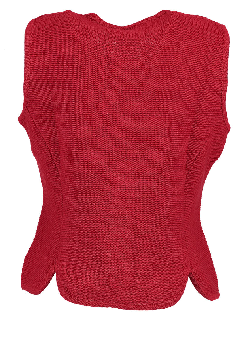 OS Trachten Strickweste mit Rundhalsausschnitt Padora