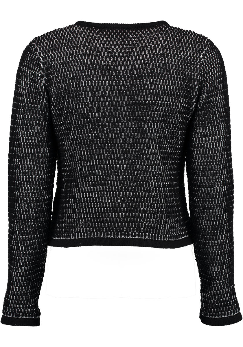 OS Trachten Strickjacke mit Rundhalsausschnitt Qoriva