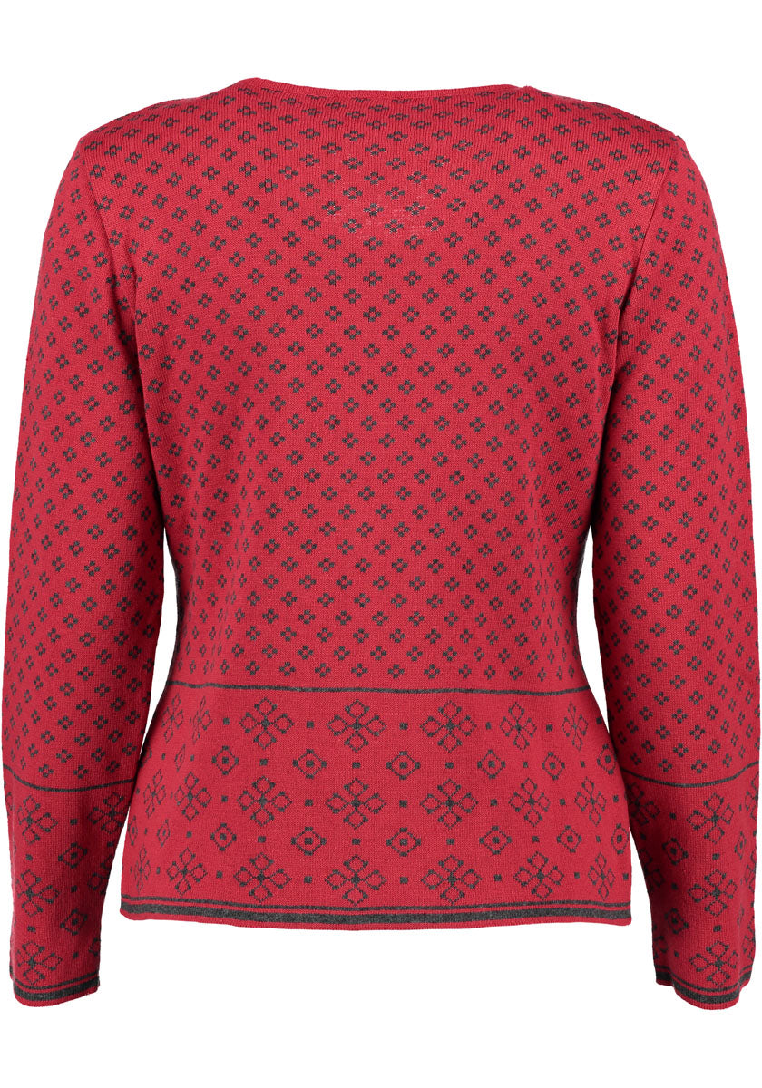 Gipfelstürmer Strickjacke Lang Tailliert Bruny