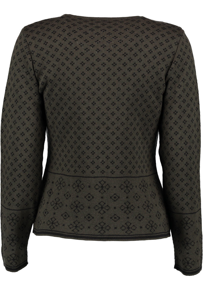 Gipfelstürmer Strickjacke Lang Tailliert Bruny