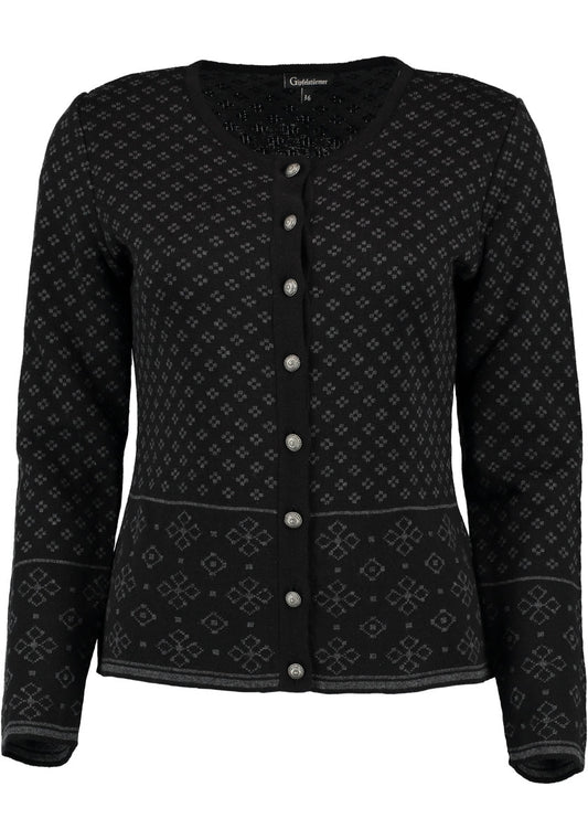 Gipfelstürmer Strickjacke Lang Tailliert Bruny